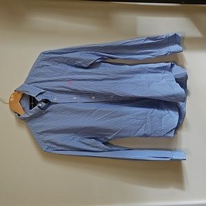 Ralph Lauren Custom Fit Pinstripe Dress Shirt
